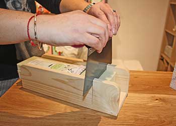 sapone naturale in pezzi